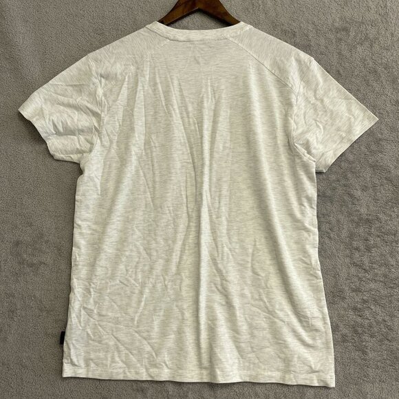 NEW Kenneth Cole Men's L Light Gray Organic Cotton Blend T-Shirt - Picture 3 of 7